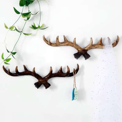 Retro Antler Decoration Wall Decoration Hook