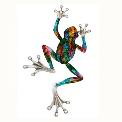 Metal gecko wall art decoration ornament