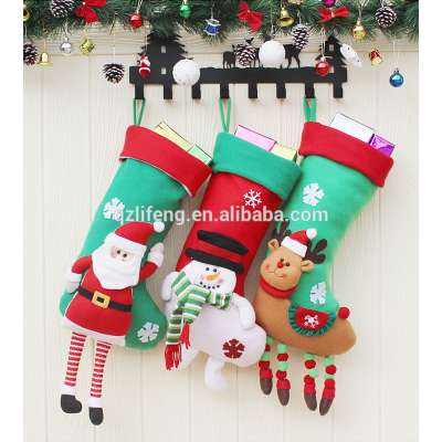 Christmas tree hanging decoration fabric christmas gift bag socks