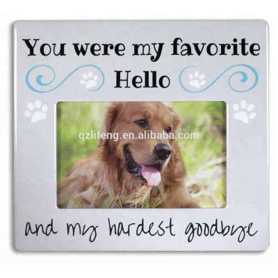 Dog Memorial Picture Frame For Dog or Cat