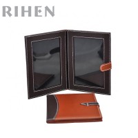 Hot Selling PU Leather Folding Photo Frame